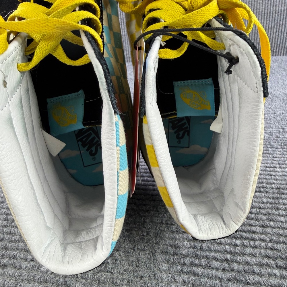 NEW Vans The Simpsons Sk8-Hi Family Sneakers Black Yellow Men 10 Women 11.5 - Picture 7 of 13